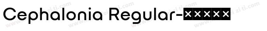 Cephalonia Regular字体转换